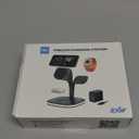 EXW Magnetic Charging Station, 5 in 1 Faster Mag-Safe Wireless Charger Stand for iPhone17/Air/16/15/14/13/12 Pro/Max/Mini/Plus, Apple Watch 10/9/8/7/6/SE/5/4/3/2 and Airpods 3/2/Pro/Pro 2 with LED (Pink)