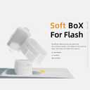 Flash Diffuser for Speedlight, Compatible with Canon 560 565EX 580EX and with Godox V860 TT600 - Speedlight, Camera Flash, Compatible with Canon and Godox Flash Diffuser
