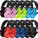 Floriogra 12 Pack Noise Canceling Headphones for Kids, Kids Ear Protection Earmuffs for Autism, Toddler, Children, Noise Cancelling Headphones Sound Proof Earmuffs for Concerts, Air Shows, Fireworks (Unisex, 12 Packs 6-color Mix)