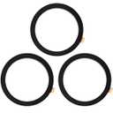 TENOC Universal Metal Ring Sticker for Magnetic Charger Compatible with iPhone/Samsung/Android All Cellphones, Magnetic Mount/Phone Holder Conversion Accessories, 3Pcs, Black
