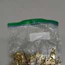 20 Pieces Jewelry Box Hardware Thickened Solid Antique Right Latch Hook Hasp Horn Lock Wood Jewelry Box Latch Hook Clasp and 80 Replacement Screws (Gold)