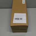 12'' Fake Plants Greenery Decoration Artificial White Nerve Ficus Plants Faux Realistic Silk Plant with Black Lava Cement Pot Suitable Living Room Bedroom Bathroom Decor Indoor & Outdoor