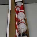 Set of 3 Snowman Solar Christmas Decorations, 8 Modes Solar Garden Lights, Candy Cane Christmas Stake Light, Outdoor Xmas Decor for Yard, Patio, Pathway (Warm White)