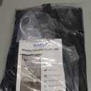 Hanging Screen Door - Fits Door Size 36" x 96" (Curtain Size 38'' x 97''), Sturdy Fiberglass Door Curtain Has Tension Rod&Hook&Loop Two Ways of Use, Heavy Duty Durable Door Screen (Black)