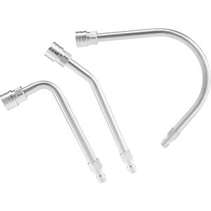 M MINGLE Pressure Washer Extension Wand - Gutter Cleaner Attachment - 30, 90, 120 Curved Rod, 1/4" Quick Connect, 4000 PSI