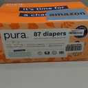 Pura Hypoallergenic Diapers, Size 2 (7-13 lbs) Totally Chlorine Free, Wetness Indicator, Suitable for Sensitive Skin, Soft Organic Cotton, Overnight, 3 Packs of 29 (87 Baby Diapers)