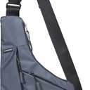 Crossbody Bag - Travel/Sport/Play - Comfortable, Lightweight, Water-Resistant - Everyday Must Have and Travel Essential (Gray)