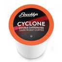 Brooklyn Beans Cyclone Gourmet Coffee Pods - Compatible with Keurig K Cup Brewers Including 2.0 Machines, 40 Count, Strong and Intense Double Caffeine (EXP 01/11/28)