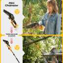 Cordless Pole Saw for DeWALT 20V MAX, 8-Inch 2-in-1 Tree Trimmer