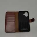 TUCCH Wallet Case for iPhone 17 (6.3-Inch) 2025, 4 Card Holders, RFID Blocking, Stand, Shockproof TPU Shell, PU Leather, Magnetic Closure, Protective Flip Folio Cover, Chocolate Brown