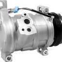 AC Compressor Compatible with Silverado 1500 Escalade Tahoe Sierra 1500 Yukon Pre-filled with Compressor Oil Replace 10364873 (CO002)