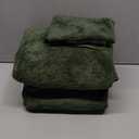 YTYC 29x59 Inch Bath Towels Set of 3 Large, Super Soft Absorbent Lint Free Microfiber Shower Towels for Bathroom 80% Polyester (Olive Green, 3 Piece) 3 Towels Lost