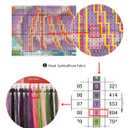 Findvoor Counted Cross Stitch Kits for Adults Full Range of Cross Stitching Embroidery Unprinted Pattern for Beginners, 11CT Needlepoint Kit Patterns Embroidery Kits-Couples Taking a Walk 18x18 inch