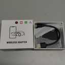 GZPYC Wireless CarPlay Adapter AI Box for iPhone & Android Auto – YouTube & Netflix Support, TF Card Offline Playback, Plug and Play, Wired to Wireless Conversion, Stable 5.8GHz WiFi & Bluetooth 5.3