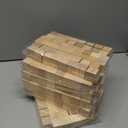 Barydat 300 Pcs 1 in Wooden Cubes, Unfinished Wooden Blocks for Crafting Natural Craft Wood Square Blank Cube for DIY Project Baby Showers