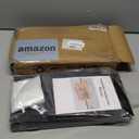 Bread Box for Kitchen Countertop, Bamboo Bread Box for Homemade Bread, Wooden Farmhouse Bread Storage Container, Small Breadbox Bread Bin Organizer for Counter Cabinet Pantry, Black