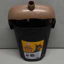 Arm & Hammer Dog Pooper Scooper Swivel Bin & Rake, Poop Scoop for Dogs, Black (2 Heavy Duty Scented Waste Bags Included) (One Size)