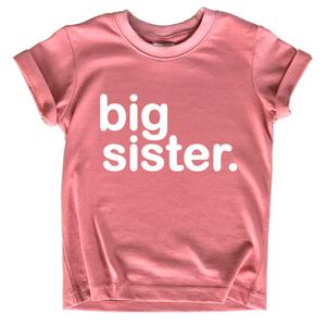 Big Sister Shirt Outfit Announcement Toddler Sibling Reveal to be 18 Months 2t 3t (Youth S(8), Mauve)