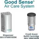 Diversey Good Sense D100910596 60 Day Air Care System Dispenser, No Power Required, Spill Proof Deodorizing Janitorial Wall Mount Air Freshener Cartridge Holder, 1-Count