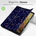 Tuiklol Case for Samsung Galaxy Tab A7 Lite 8.7 inch 2021 Model SM-T220 T225 T227 Built-in S-Pen Holder TPU Protective Hard Back Shell for Tab A7 Lite 7.8'' Smart Cover,North Star