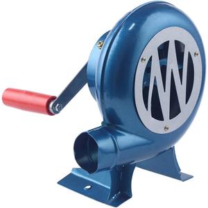 Air Blower, Fire Blower with Hand Crank for Coal Forges/Barbeque/Hiking,Forge Blower Fan