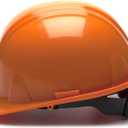 Pyramex Safety SL Series Cap Style Hard Hat, 4-Point Snap Lock Suspension