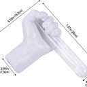 Hand Wall Vase, White Hand Sculpture for Kinetic Art,Unique Wall Spooky Hand Decor, Hanging Vase for Unique Decoration in Living Rooms, Entrance and Room,Palmistry vase Statue (White)