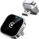 Teeran Wireless CarPlay Adapter for iPhone (2026 Upgraded), Mini Plug & Play for Cars with Factory Wired Apple CarPlay, Fast & Stable Connection, Easy Setup, Wide Vehicle Compatibility USB & USB C