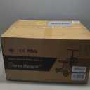 Knee Scooter, 350lbs Capacity, 13" Big PU Seat, Disc Brake Knee Walker, All Terrain Foldable Knee Scooter Walker with Bag for Foot Injuries Compact Crutches Alternative (Burgundy) (Red)