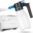 Urcams 1.5L Electric Car Foam Sprayer, Foam Sprayer for Car Wash with USB Rechargeable, Handheld Automatic Pressurized for Automobile Washing, Garden, Home