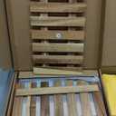 G.a HOMEFAVOR Fruit Basket: 3-Tier Acacia Wood Fruit Bowl for Kitchen, Fruit Stand Storage Holder for Vegetables and Snack Home Kitchen Countertop Organizer (Self-assembly)