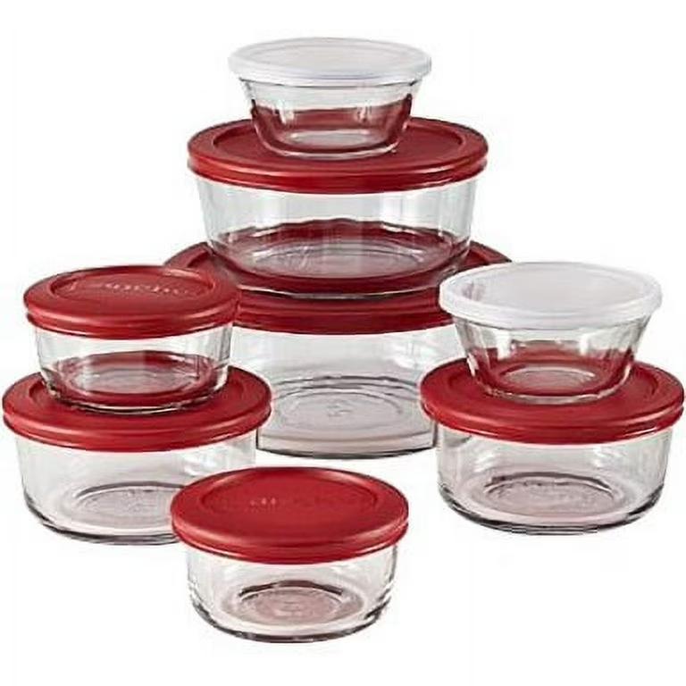 Anchor Hocking 16 Pc Glass Storage