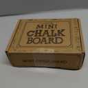 Mini Chalkboard Signs, 20 Pack Framed Small Chalk Board Food Labels with Easel Stand for Party Buffet or Wedding Celebration, Wooden Blackboard as Place Cards for Table Setting or Numbers