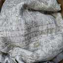 Machine Washable Rugs for Living Room: 8x10 Area Rugs for Bedroom Vintage Stain Resistant Non Slip Low Pile Lightweight Boho Carpet for Kitchen Dining Room Farmhouse Kids Room Nursery (Brown and Grey)