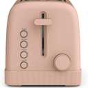 bella 2 Slice Slim Toaster, Fitsanywhere™ Kitchenware, 6 Setting Shade Control with Reheat & Cancel Buttons, Fits sourdough, 10” Long Slot, Anti Jam & Auto Shutoff, 900 Watt, Blossom