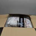 zesthome 9x12 Area Rugs-Washable Rug for Living Room, Non-Slip Backing Rugs, Stain Resistant Rug for Bedroom, Ultra-Thin Low Pile Rugs, Vintage Large Home Decor (Orange/Beige)