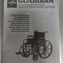 Medline Comfortable Folding Wheelchair with Swing-Back Desk-Length Arms and Swing-Away Footrests, 20”W x 16”D Seat