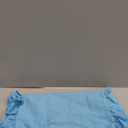 Microfiber Ruffle Pillow Shams Standard Size Set of 2, 20X26 - Solid Ruffled Fringe Design Pillow Cases Soft & Breathable - Unique Collection Decorative Pillow Covers 20X26 - Sky Blue