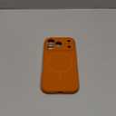 Miracase Magnetic for iPhone 17 Pro Case, Compatible with MagSafe, Integrated Silicone Camera Control Cover, 3.0mm Thicken Shockproof Drop Protection Phone Case for 17 Pro,Orange