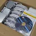 Ensenior 12 Pack 6 Inch LED Recessed Light, Dimmable, 2700K-5000K 5CCT, 1200LM High Brightness, 12W 120V, Damp Rated, Ultra-Thin Canless Wafer Ceiling Light - ETL & FCC & IC