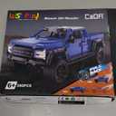 WISEPLAY Off-Road Pull Back Model Cars to Build for Kids 9-12 - 390 PCS STEM Car Building Kit for Boys 8-12 & Girls - STEM Building Toys for Boys Age 8-12 & Girls - Engineering Toys for Kids 8-10 (Blue)