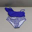 Girls Swimsuits Two Piece Bikini Set Ruffle Bathing Suit with Adjustable Strap Quick Dry Beach Girls' Swimwear 13-14Y