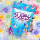 Tub Works Lil' Bursts Mini Bath Bombs for Kids, 90 Count, Rainbow | Nontoxic | Tiny Kids Bath Bombs with A Burst of Color, Foam & Bubbles | Customize Toddler Bath with 7 Colors | Make Bathtub Art