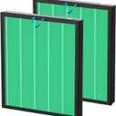 Vital 100S Replacement Filter for LEVOIT Vital 100S and Vital 100S-P Air Purifier, H13 Ture HEPA and Activated Carbon Vital 100S-P Filters, Vital 100S-RF-TX, 2 Pack Green