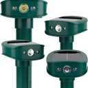 Mole Repellent Solar Powered, 4 Pack Waterproof Ultrasonic Gopher Vole Repellent Outdoor, Rat, Squirrel, Skunk Lawn Garden Yard