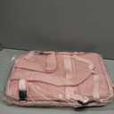 Carry On Backpack for Women & Men Airline Approved Underseat Size, 15.6" Laptop Compartment, TSA-Friendly 180 Opening, Anti-Theft Business Travel Backpack with Trolley Sleeve (Pink, Large)