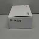 Hoimpro LED Waterfall Bathroom Faucet Matte Black, Single Handle Bathroom Sink Faucet 1 Hole, 3 Colors Light Changing vanity faucet, with Pop-up Drain and cUPC Supply Lines, Stainless Steel