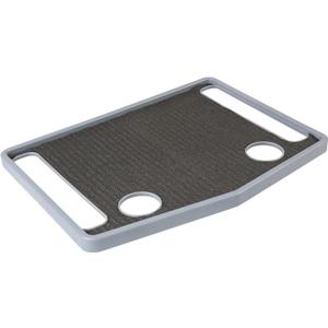 Support Plus Walker Tray Table - Mobility Table for Walker with Non-Slip Mat, Accessories, and Cup Holder (21"x16") - Gray