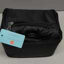 NCVI Breastmilk Cooler Bag with 2 Ice Pack, Breast Pump Bag with Cooler Fits 6 Bottles, Double Layer Breast Milk Travel Bag Baby Bottle, for Travel, Nursing Mom Daycare, Work, Picnic (Black)