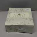 JOYCUBE Floral Gift Boxes with Lids for Presents – Set of 3 Round Decorative Cookie Tins with Greeting Cards & Ribbon, Reusable Tin Containers for Presents, Crafts & Keepsakes